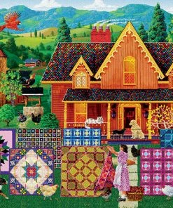 Cheapest 😀 SunsOut 1000 Pieces Morning Day Quilt 🎁