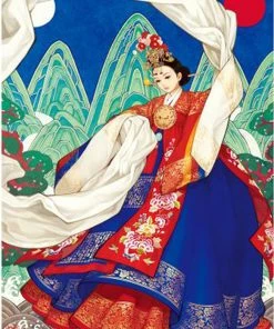 New 🎁 Puzzlelife 500 Pieces Flower Girl 🎉