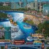 Brand new 😀 Dowdle Folk Art 1000 Pieces Niagara Falls 🎉 -ART Puzzles Store 91pcLMnNyBL. SL1375