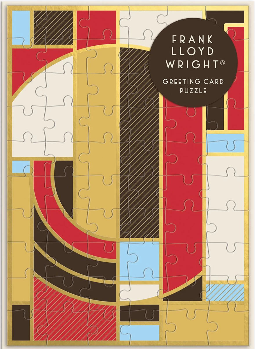 Budget ๐ฅ Galison 60 Pieces Frank Lloyd Wright Hoffman Rug Greeting Card Puzzle ๐คฉ 4 Budget ๐ฅ Galison 60 Pieces Frank Lloyd Wright Hoffman Rug Greeting Card Puzzle ๐คฉ - Image 2