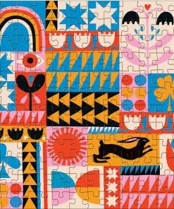 Coupon โญ Galison 144 Pieces Lisa Congdon Rabbit Quilt ๐ฅ