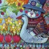 Wholesale 🎉 Pomegranate 48 Pieces Cat With Goose 👍 -ART Puzzles Store 9780764975981