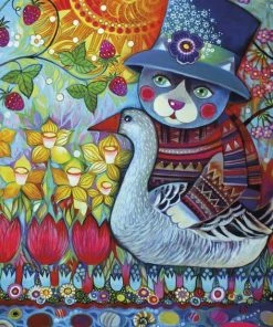 Wholesale 🎉 Pomegranate 48 Pieces Cat With Goose 👍