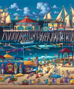 Cheapest 💯 Dowdle Folk Art 500 Pieces Huntington Beach 🎉