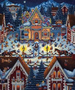 Hot Sale β Dowdle Folk Art 500 Pieces Gingerbread House βοΈ