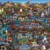 New ⭐ Dowdle Folk Art 250 Pieces Solvang Danish Village Mini Puzzle 😀 -ART Puzzles Store Solvang Danish Village