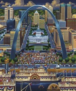 Hot Sale 🤩 Dowdle Folk Art 500 Pieces St. Louis 🥰