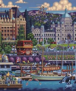 Best deal 👍 Dowdle Folk Art 500 Pieces Victoria ⌛