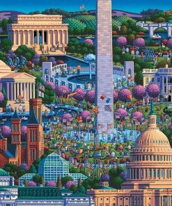 Top 10 😉 Dowdle Folk Art 250 Pieces Washington DC Mall Mini Puzzle 🎁
