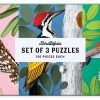 Best deal 💯 Galison 120 Pieces Birdtopia Puzzle Multipack 🧨 -ART Puzzles Store birdtopiapuzzlessetof3chroniclefrontmain1