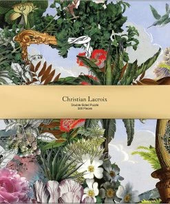 Outlet 😍 Galison 500 Pieces Christian Lacroix Jardin Des Rêves Double Sided Puzzle 🔔