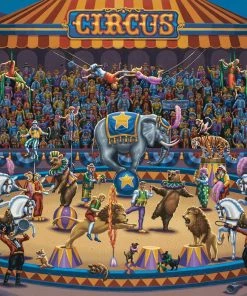 Deals 😀 Dowdle Folk Art 100 Pieces Circus Stars 🛒