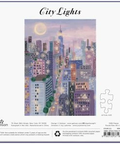 Best Sale 🔥 Galison 1000 Pieces City Lights ⭐ -ART Puzzles Store citylights1000piecepuzzlejoylaformegalison123
