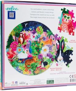 Budget 🔔 EeBoo 500 Pieces Garden Sanctuary 🥰 -ART Puzzles Store gardensanctuary500pieceroundpuzzleeeboo123