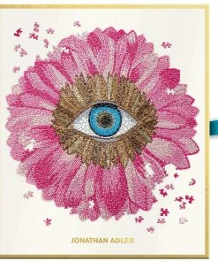New ⌛ Galison 750 Pieces Jonathan Adler Petals Shaped Foil Puzzle 🤩