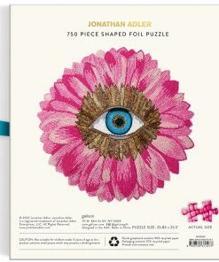 New ⌛ Galison 750 Pieces Jonathan Adler Petals Shaped Foil Puzzle 🤩 -ART Puzzles Store jonathanadlerpetals750piecefoilgalison123