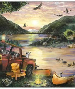 Top 10 🔥 Crown Point Graphics 1000 Pieces Lakefront Camping 👍