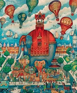 Best reviews of ๐ Karmin International 1000 Pieces Lucy Elephant By Bill Bell ๐
