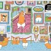 Outlet ❤️ Galison 1000 Pieces Museum Of The Corgi 😉 -ART Puzzles Store museumofthecorgis1000piecepuzzlegalison1