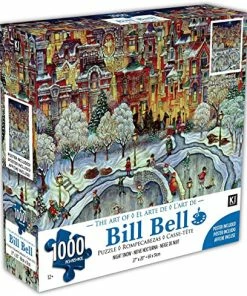 Coupon 🤩 Karmin International 1000 Pieces Night Snow By Bill Bell 🎉 -ART Puzzles Store nightsnowbillbell1000piecepuzzleki12