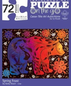 Outlet 🔥 Indigenous Collection 72 Pieces Spring Feast Mini On The Go Puzzle ✔️