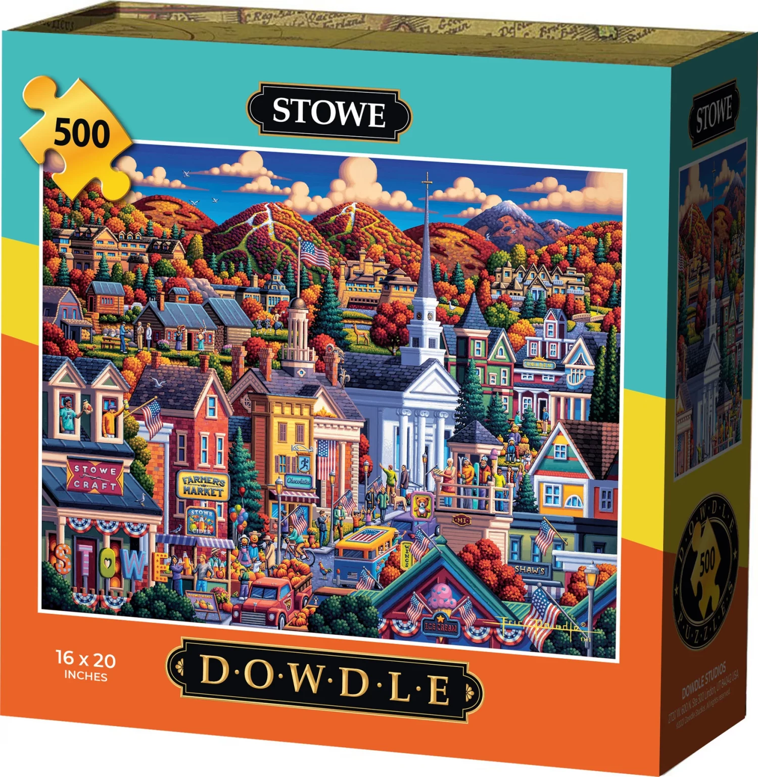 Flash Sale ๐ Dowdle Folk Art 500 Pieces Stowe ๐ 4 Flash Sale ๐ Dowdle Folk Art 500 Pieces Stowe ๐ - Image 2