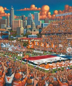 Coupon 🤩 Dowdle Folk Art 500 Pieces Texas Longhorns 🎁