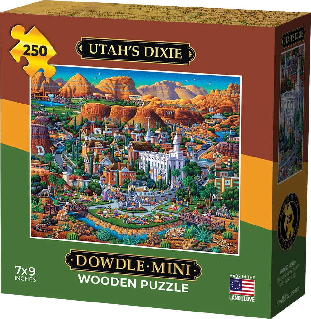 Best deal π― Dowdle Folk Art 250 Pieces Utah's Dixie Mini Puzzle β 4 Best deal π― Dowdle Folk Art 250 Pieces Utah's Dixie Mini Puzzle β - Image 2